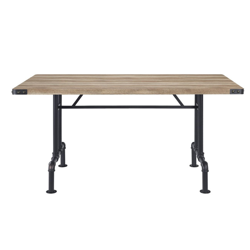 Table de salle à manger avec pieds en métal