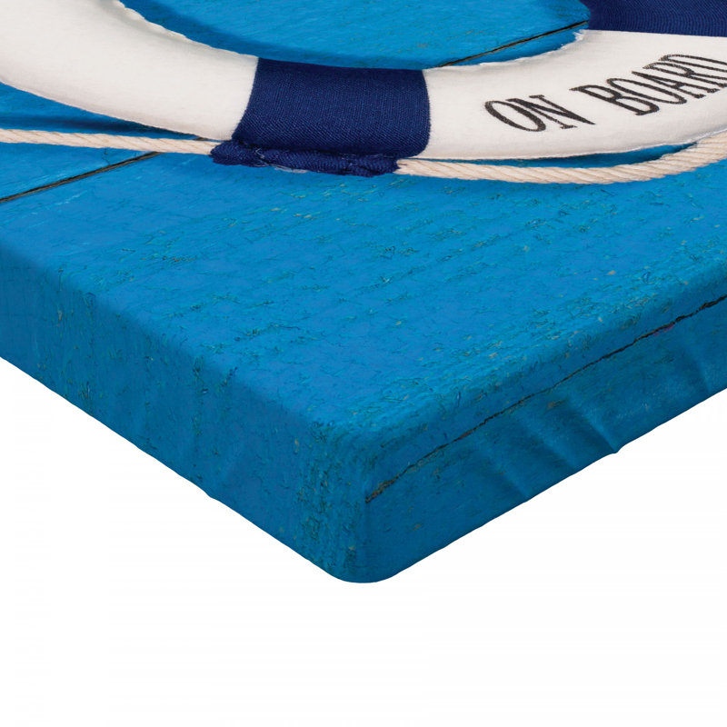 Buoy Microfiber Patterned Fitted Sheet, Full Fitted Sheet