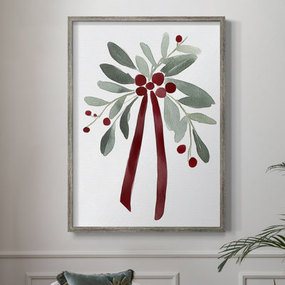 Christmas Holiday Art XVIII Framed Print - Solid Wood