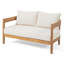 Table basse en bois et bois avec coussins attrayants pour lattes de jardin attrayantes