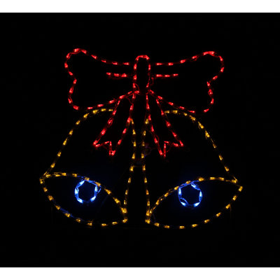 Cloche lumineuse de Noël animée