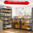 6 Tier Storage Shelves, Shelving Unit for Storage, Adjustable Kitchen Shelves Heavy Duty Pantry Shelf-1509408027