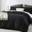 Housse de couette noire avec fermeture à glissière Kakijumn-113693380-113693381