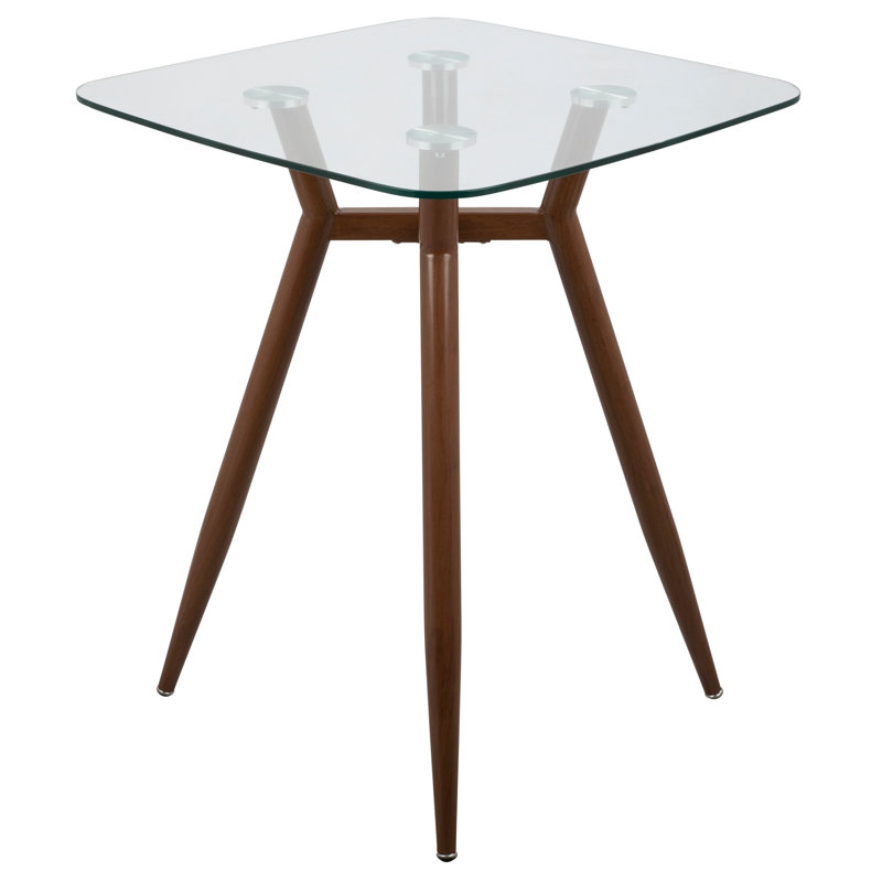 Table de comptoir Mid-Century, Brun