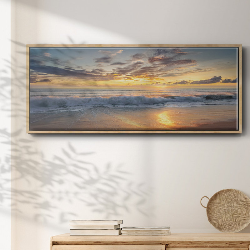 Toile encadrée de qualité supérieure Azio Island - prête à être accrochée, H 24 po x l 60 po x P 1,5 po