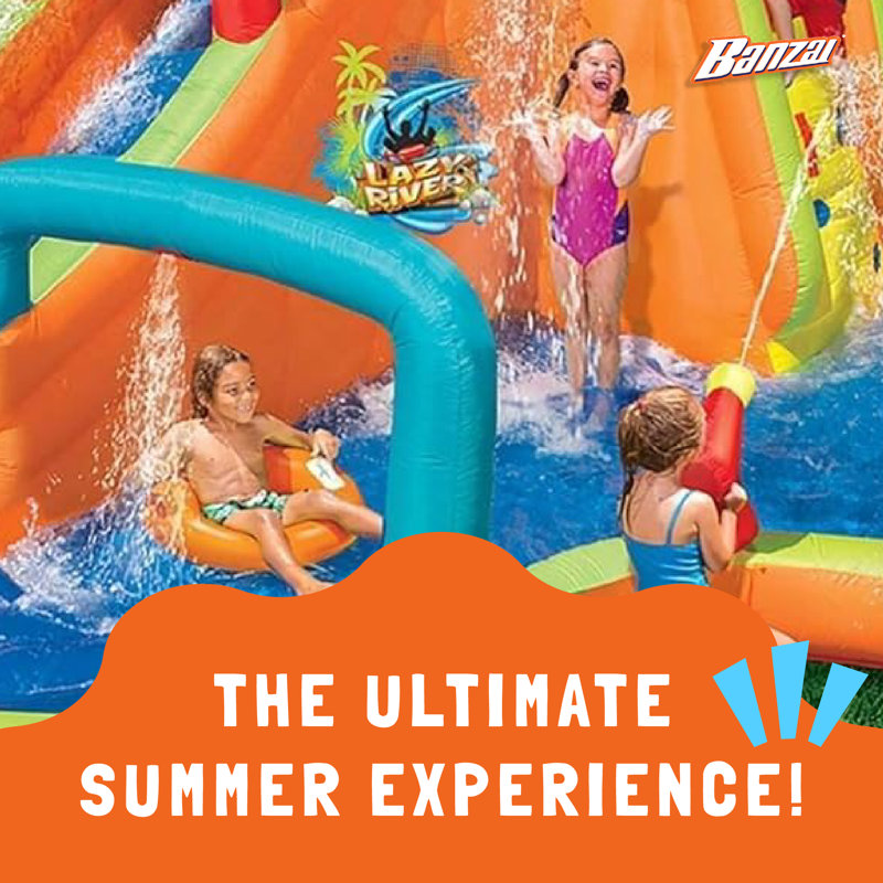 Colorful Inflatable Outdoor Adventure Water Park with Slide and Pool