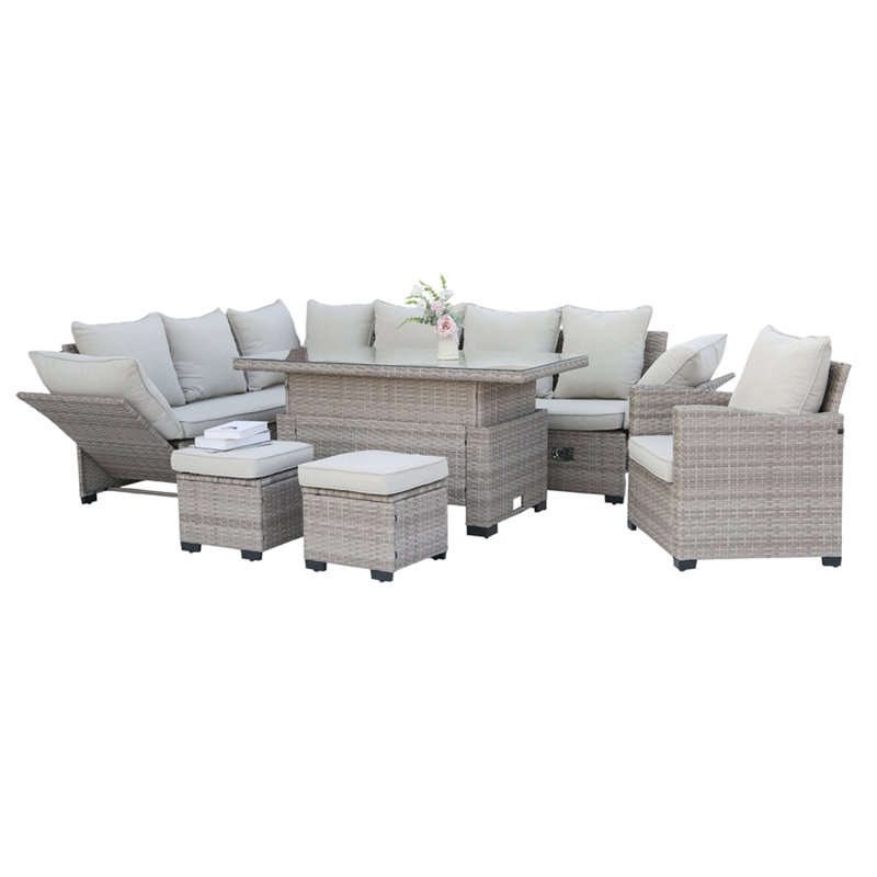 Winterton Outdoor Arm Reclining Rising Dining Table