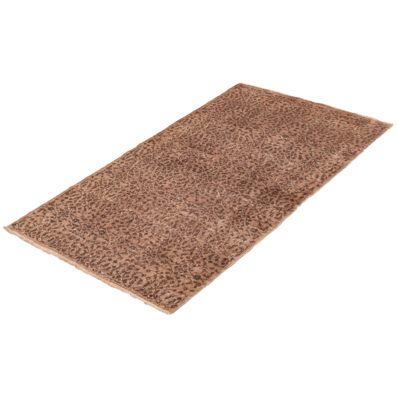 Tapis brun clair à transition de couleur 3 pi 9 po x 7 pi 0 po