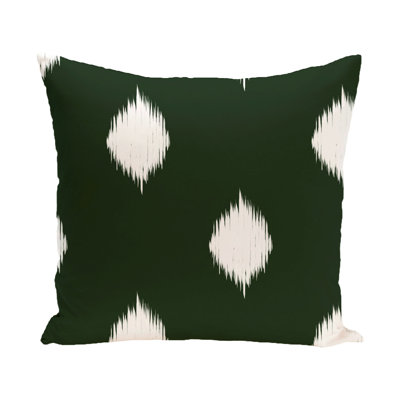  Coussin décoratif à imprimé ikat des Fêtes
