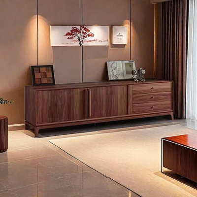 Modern Walnut TV Stand