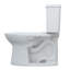 Toilette allongée deux pièces à hauteur universelle 1,6 GPF TOTO® Drake® avec cofiontect®, coton blanc-61189657-89612325