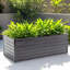 Lit de jardin surélevé en métal 6 x 3 x 2 pi, jardinière en acier galvanisé renforcé antirouille pour légumes, fleurs et herbes