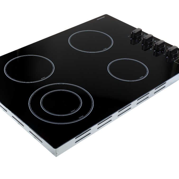  Electric Cooktop, thermomate 36 Inch Built-in Radiant Electric  Stove Top, 240V Ceramic Electric Stove with 5 Burners, ETL Certified :  Appliances