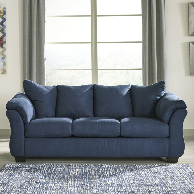 Aruca Sensations Microfiber Pillow Back Sofa