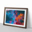 Midnight Smoke in Abstract - Picture Frame Painting Print-55739882-55739881