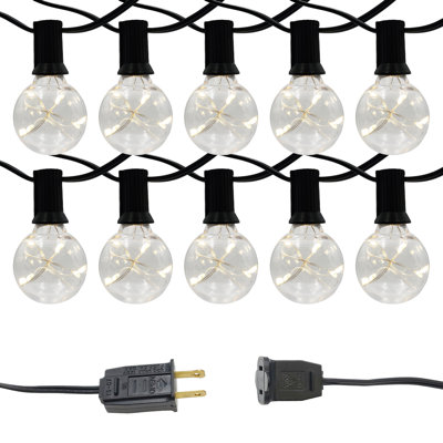 Guirlande électrique avec guirlandes de lumières blanches douces