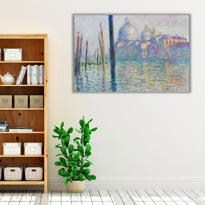 Le Grand Canal, 1908, reproduction d'art sur toile, H 32 po x l 48 po