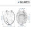 Schütte Toilet Seat Solid Wood MDF Brown-1346406031