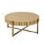 Table basse à tambour Modern Handcraft avec piédestal robuste, polyvalente pour n'importe quelle pièce.-911613847-930458764