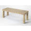 Crispin Wood & Bone Inlay 48"W Bench