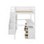 Lit mezzanine simple avec 2 commodes, bande lumineuse et bureau-1998797462