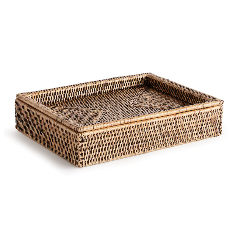 Handmade Wicker Decorative Box, Brown