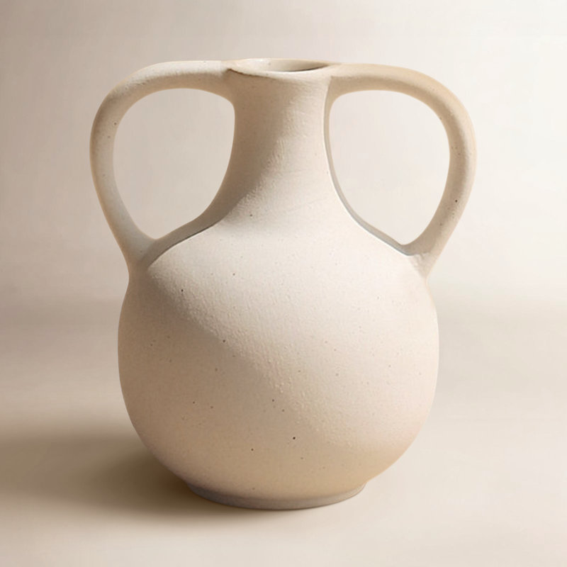Harappan Vase - Bobble, White