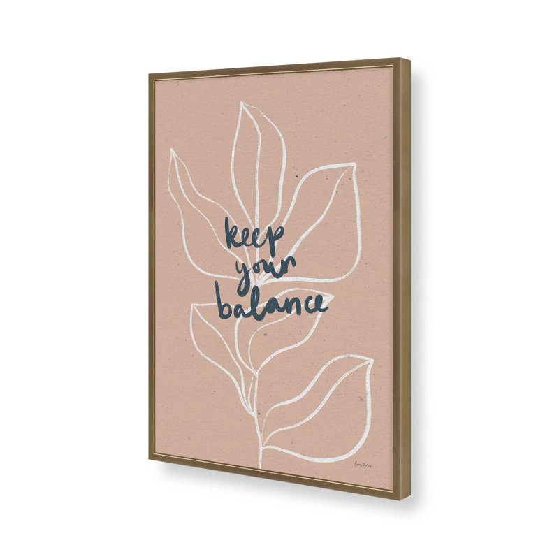 Confident Blooms I Print, Brushed Gold Open Corner Framed, 15.25'' H x 12.25'' W