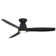 Skylark 54" 3 - Blade Outdoor LED Smart Flush Mount Ceiling Fan with Remote Control and Light Kit Included 