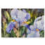 «Mauve iris gros plan» par Mattox, reproduction d'aquarelle sur toile tendue-30392480