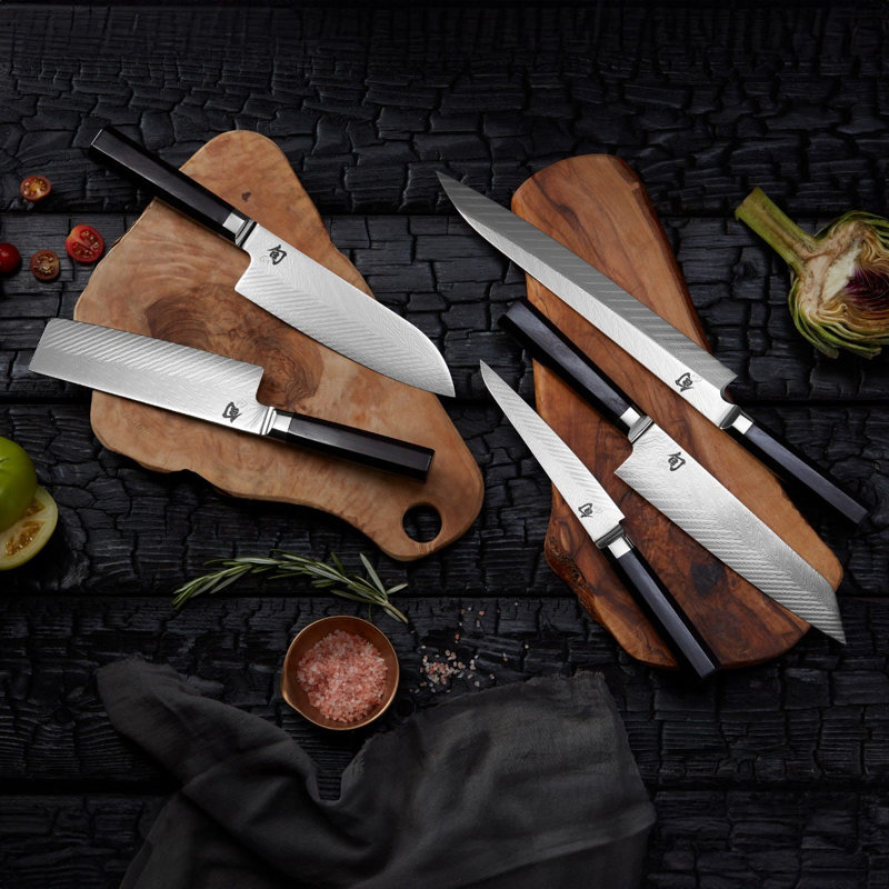 Shun Dual Core Santoku 7″ w/ Saya - Thumbnail 5