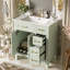 Meuble-lavabo autoportant de 30 po avec lavabo en céramique-1457899449