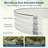 2-Pack 4×2×1 ft Oval Galvanized Raised Garden Bed Kit, Open-Base Metal Planters for Vegetables, Flowers, Herbs & Fruits-256767683