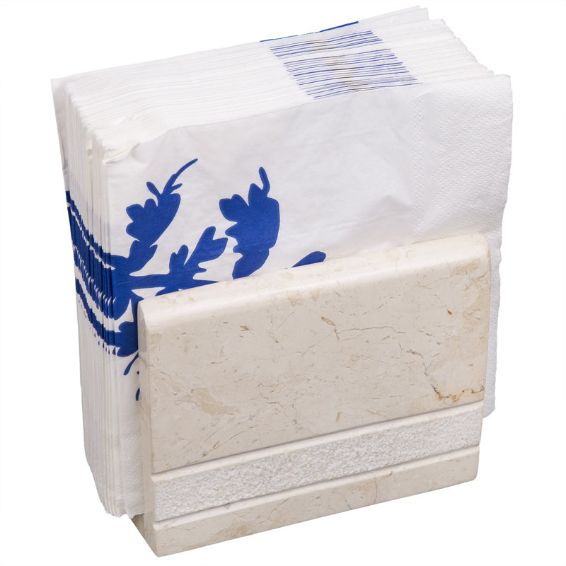 Porte-serviette sur pied en marbre naturel