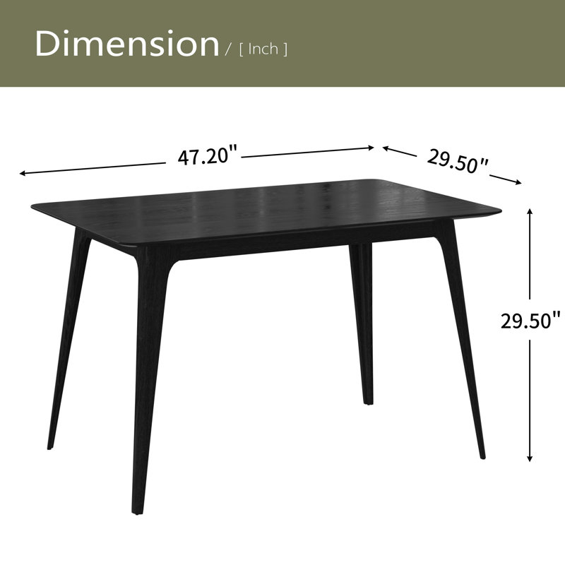 Dining Table Solid Wood Legs
