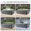 Housse pour mobilier d'extérieur durable en tissu 600D Oxford avec poignées et sac de rangement-107088236-107088238