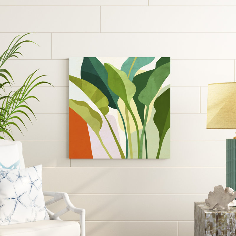 «Tropica I» par Victoria Borges - impression sur toile, H 30 po x l 30 po, Impression sans cadre, Sans cadre
