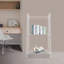 Acrylic Ladder Bookshelf 3 Tier Clear Multipurpose Book Shelf For Living Room, Bathroom, Office
