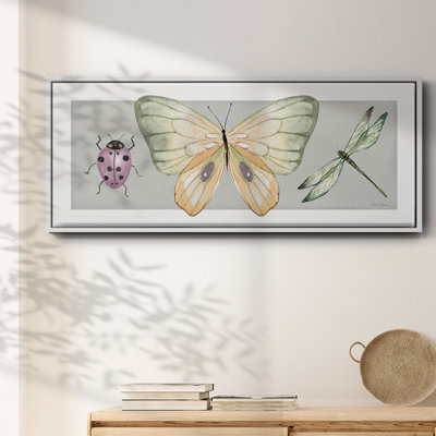 «Pretty Insectes I», toile encadrée