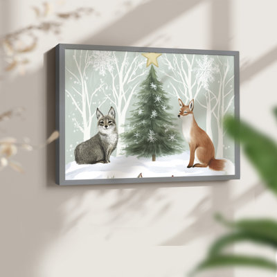 Chirstmas Art-CCIV -Framed Print - Restickable