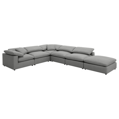 Segoura Grey 6-piece Modular Sectional Sofa