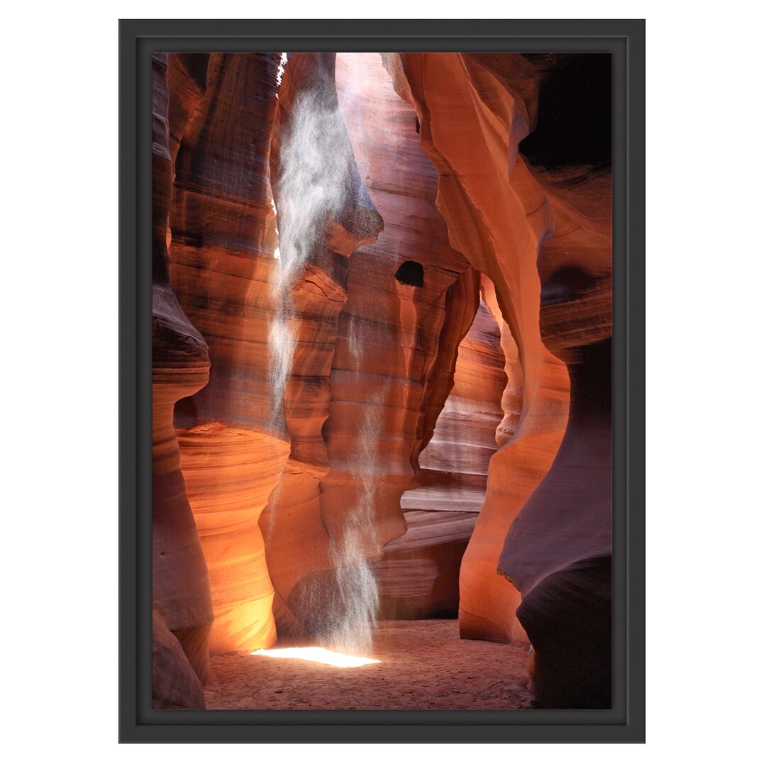 Sand Antelope Canyon Gerahmter Fotokunstdruck Poster