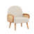 Mélange de polyester beige sélectionné