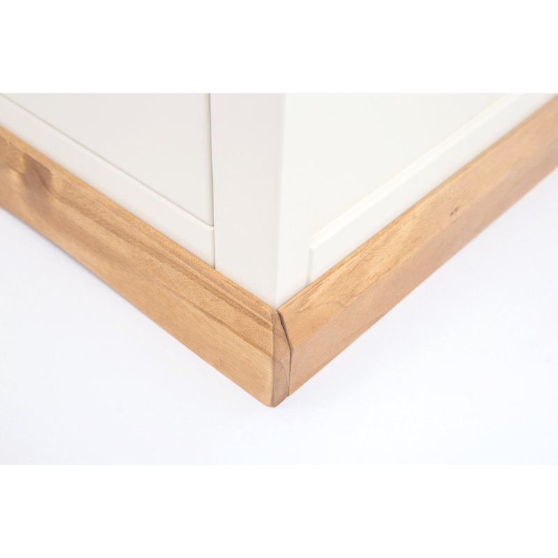 5 Drawer 90cm W Chest, White