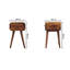 Ghada 30cm W Solid Wood Bedside Table