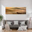 Misty Tuscan Morning Dreamy Peaceful Rustic Cypress Landscape Nature Wall Art-924478809