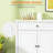 Kitchen Cabinet With 2 Drawers And Adjustable Shelves, White For Sideboard Storage Sideboard, Modern Shelving Efficient Home