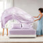 Draps de lit de luxe en satin King - Infroissables et élégants, compatibles avec un matelas de 40 cm (16 pouces), 1 drap plat, 1 drap-housse et 4 taies d'oreiller, texture douce, protection des cheveux, ensemble de draps, ajustement parfait, toucher agréable.