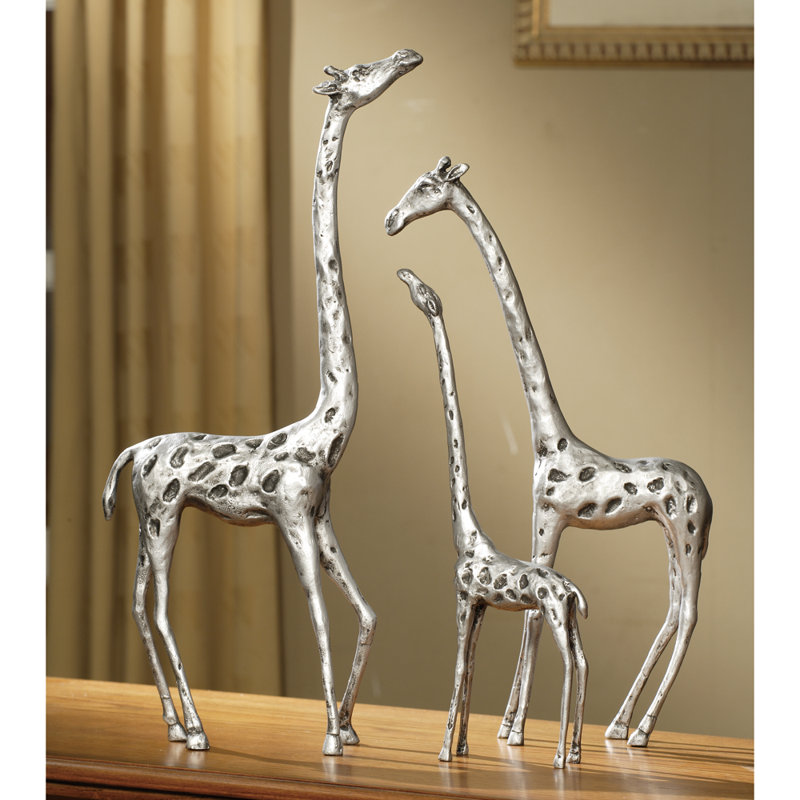 3 Piece Giraffe Family Figurine Set
