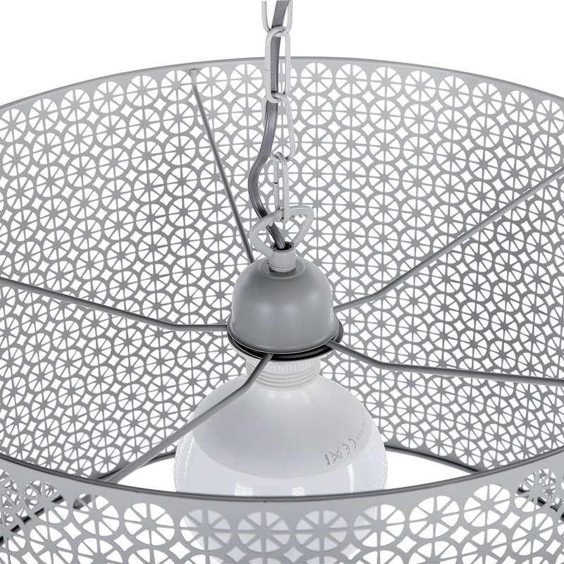 Beamon 1 - Light Painted Drum Pendant